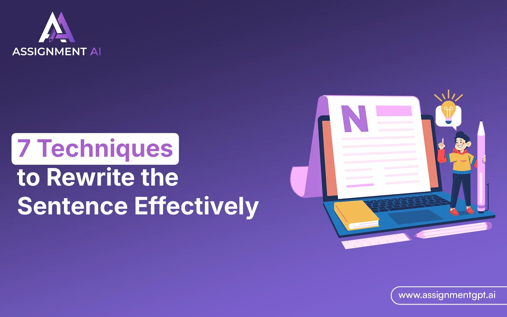 7 Techniques to Rewrite the Sentence Effectively