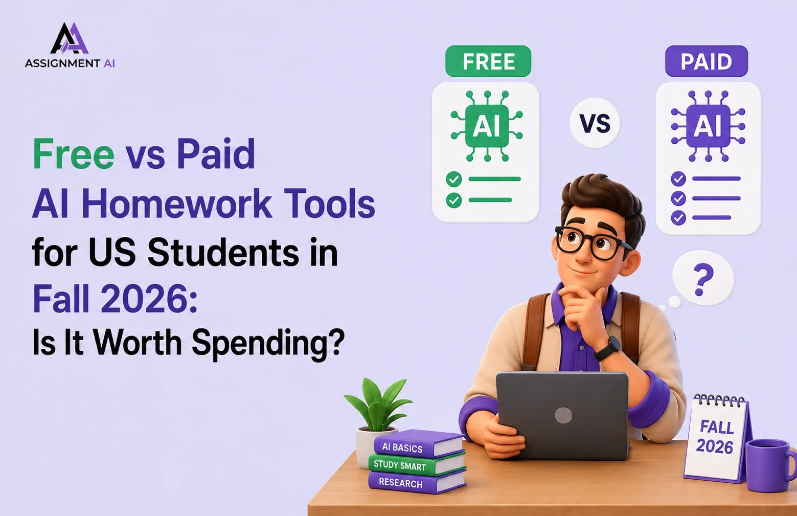 Free vs Paid AI Homework Tools for Students in 2026