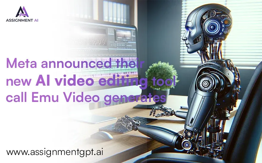 Meta announced their new AI video editing tool call Emu Video generates