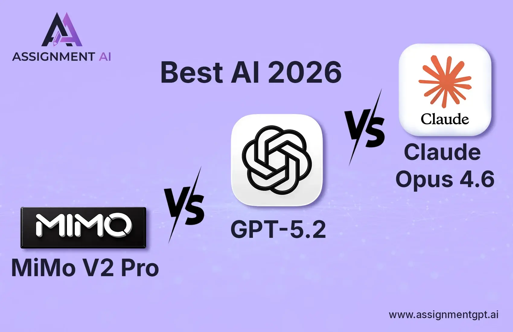 MiMo V2 Pro vs GPT-5.2 vs Claude Opus 4.6: Best AI 2026