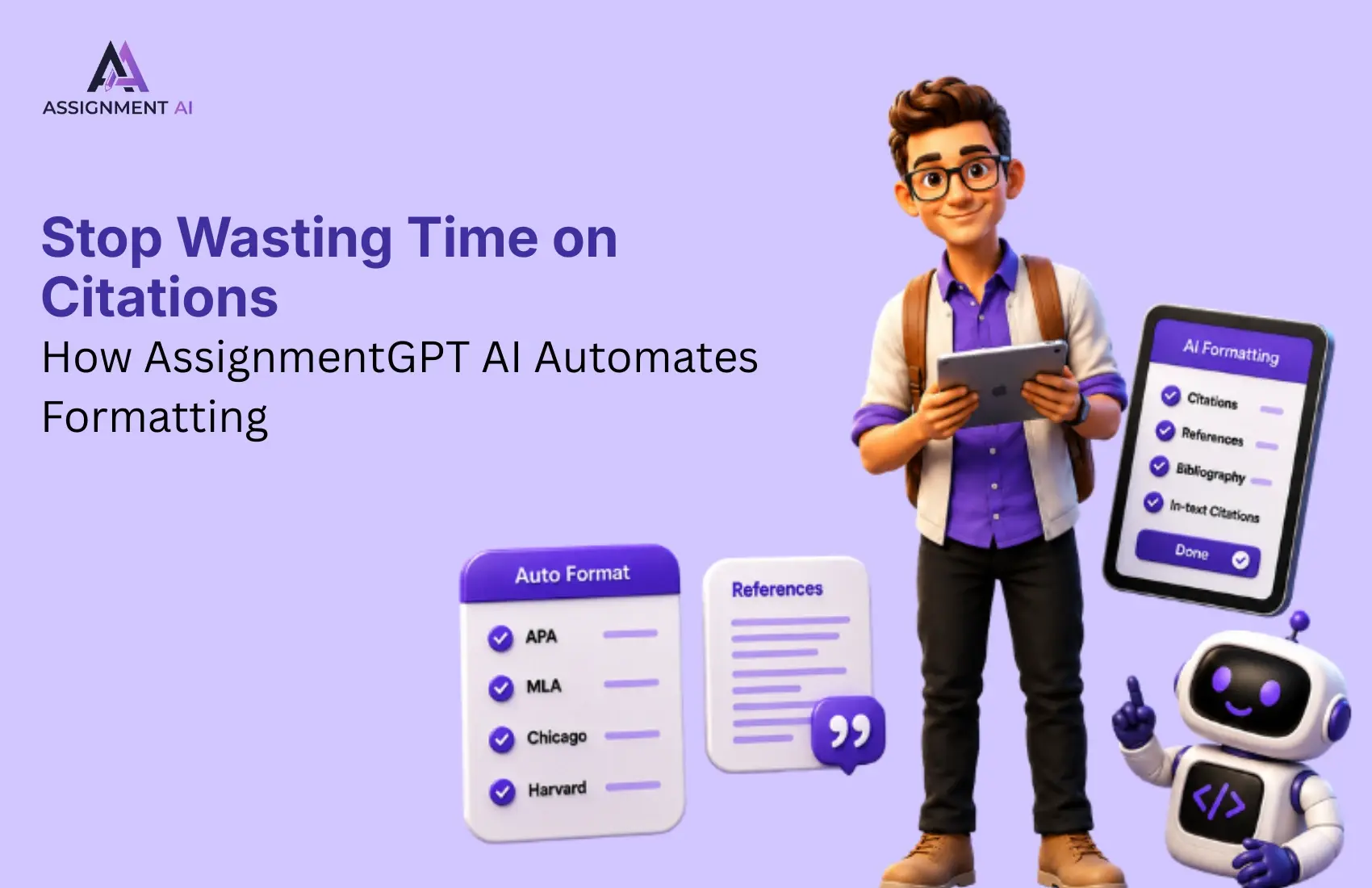 AssignmentGPT AI Citation Generator: Format Citations Fast