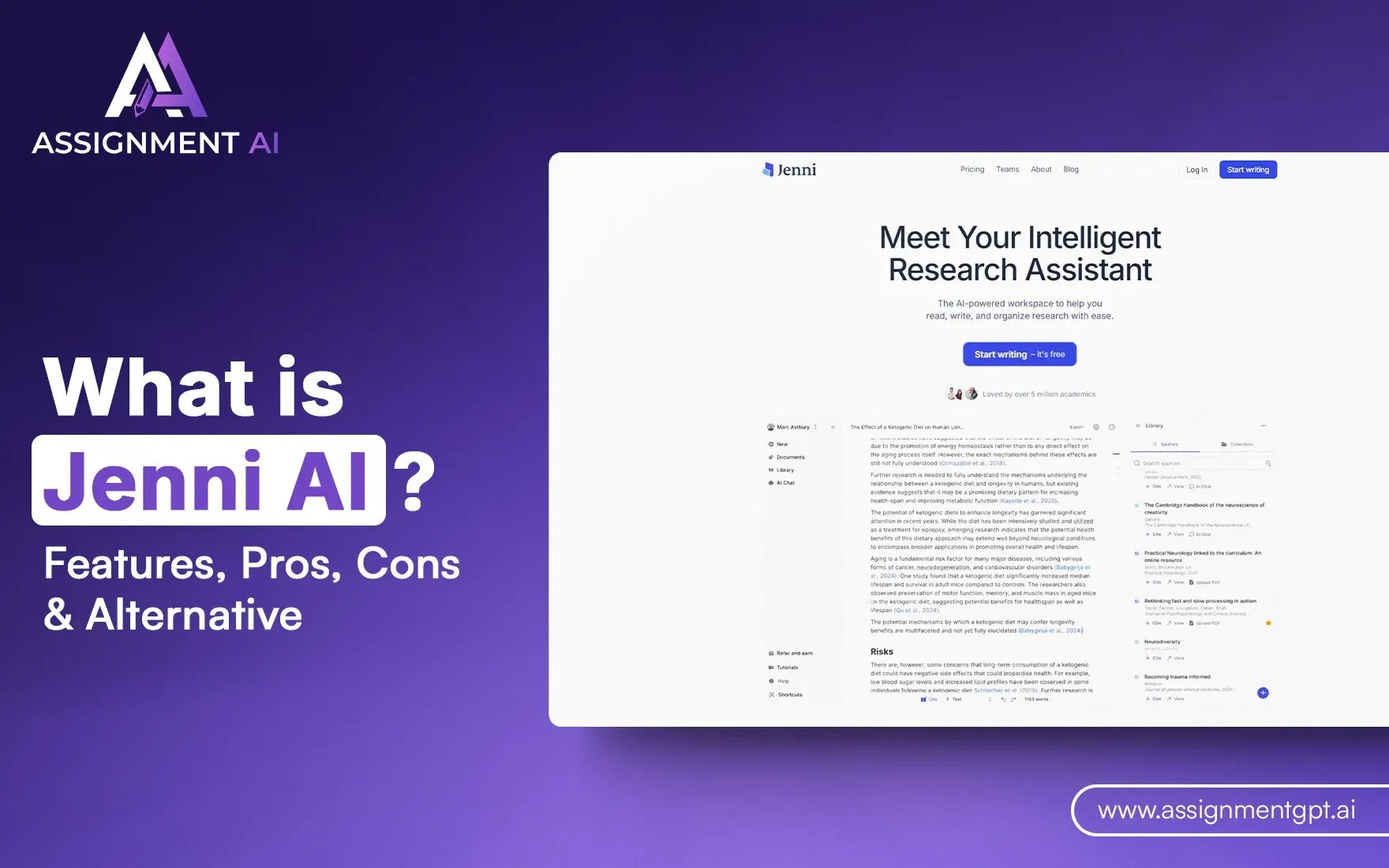 What is Jenni AI? Features, Pros, Cons & Alternatives