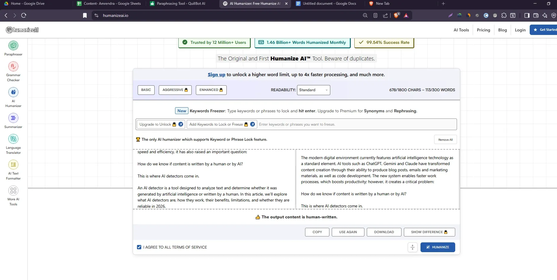 AI humanizing scnshot .webp