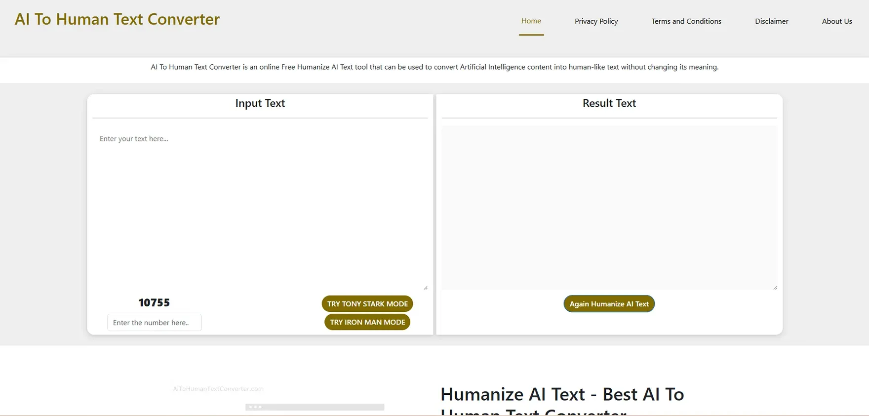 AI to Human Text Converter