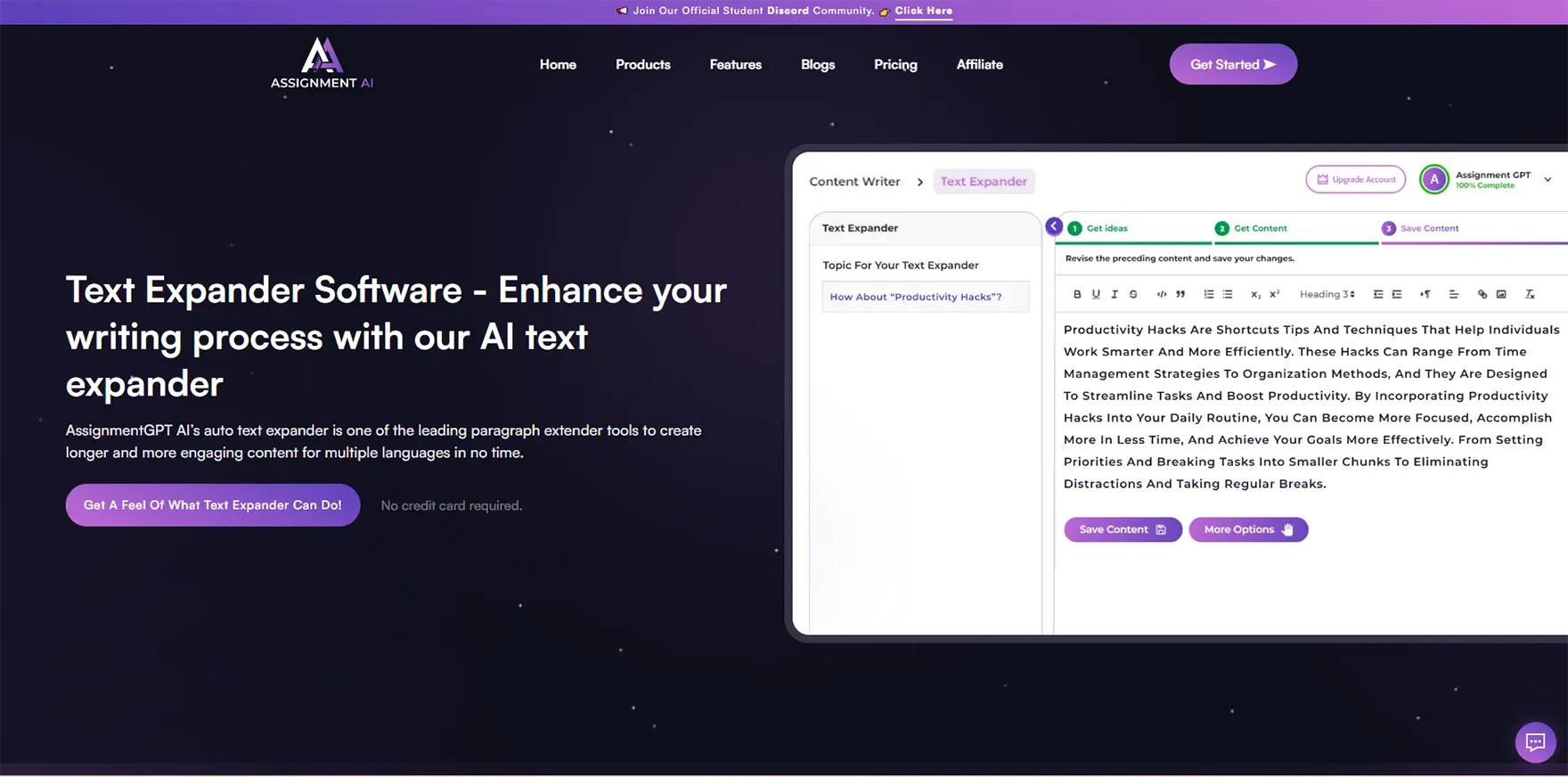 AssignmentGPT AI Text Summarizer