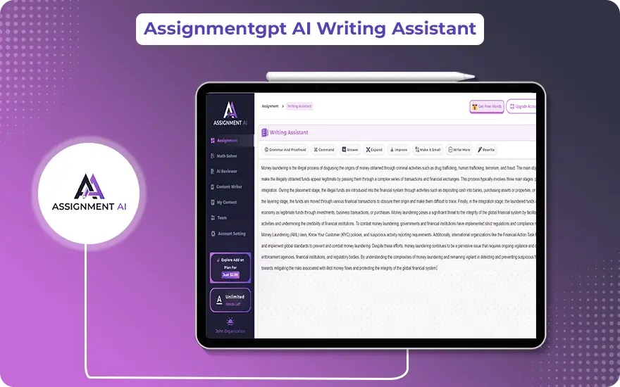 Assignmentgpt AI Writing Assistant