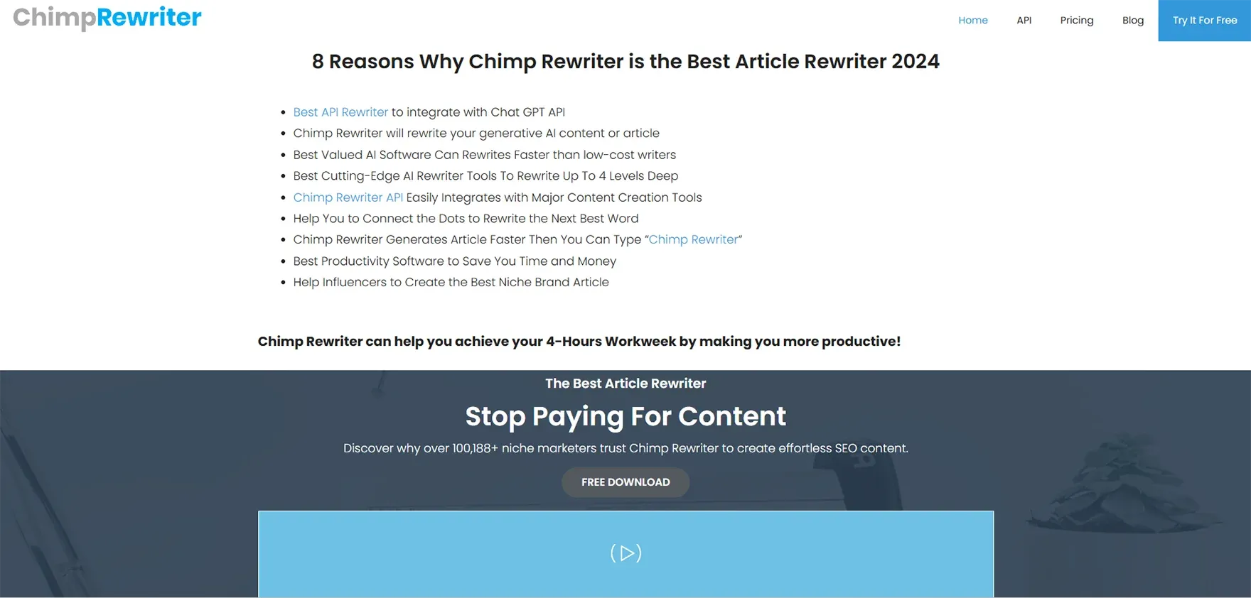 Chimp Rewriter