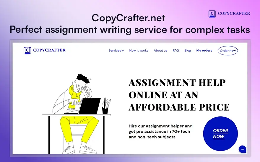 CopyCrafter.net - Perfect assignment writing service for complex tasks