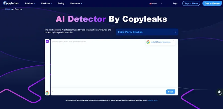 Copyleaks AI Detector