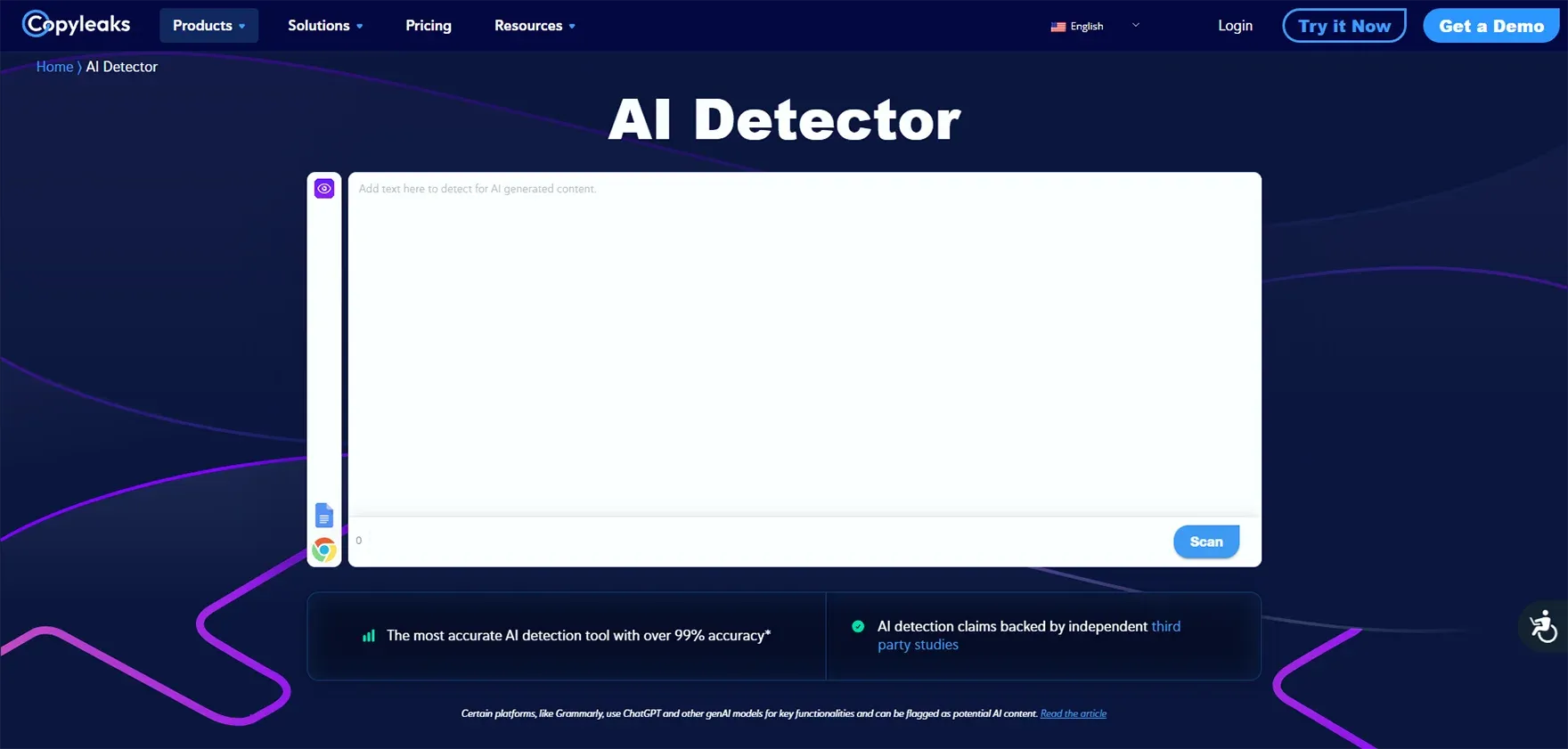 Copyleaks AI Detector