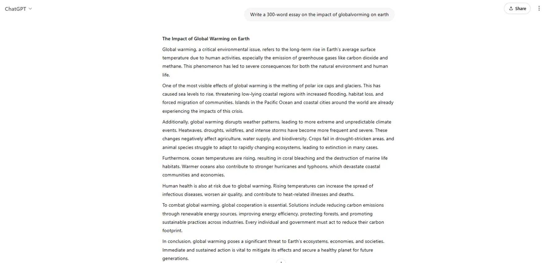Generating AI Text