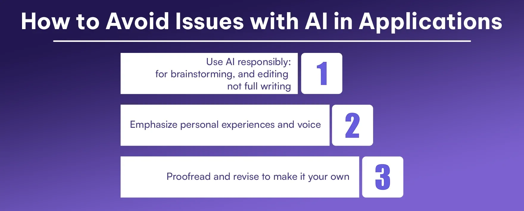 How to Avoid Issues with AI in Applications