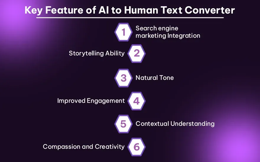 Key Feature of AI to Human Text Converter