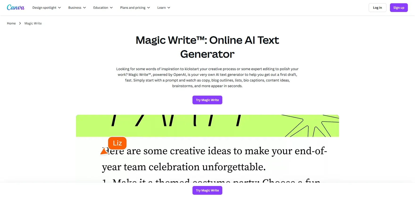 Magic Write