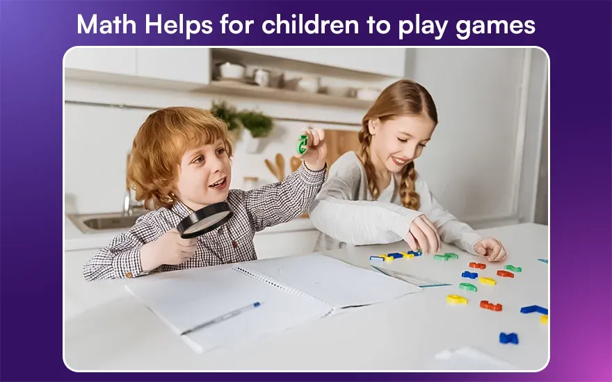 Math Helps for children to play games