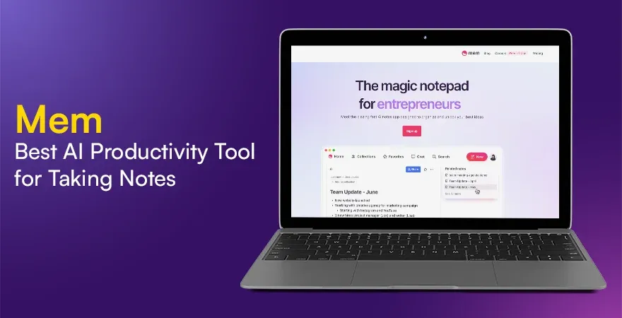 Mem – Best AI Productivity Tool for Taking Notes