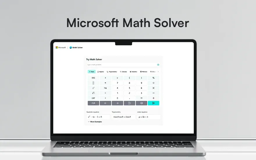 Microsoft Math Solver 