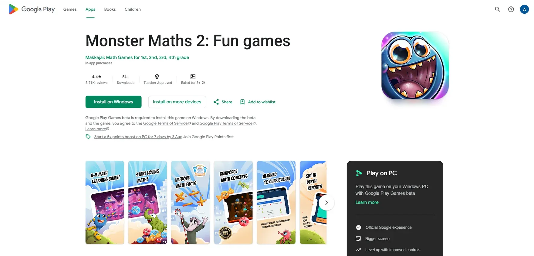 Monster Maths
