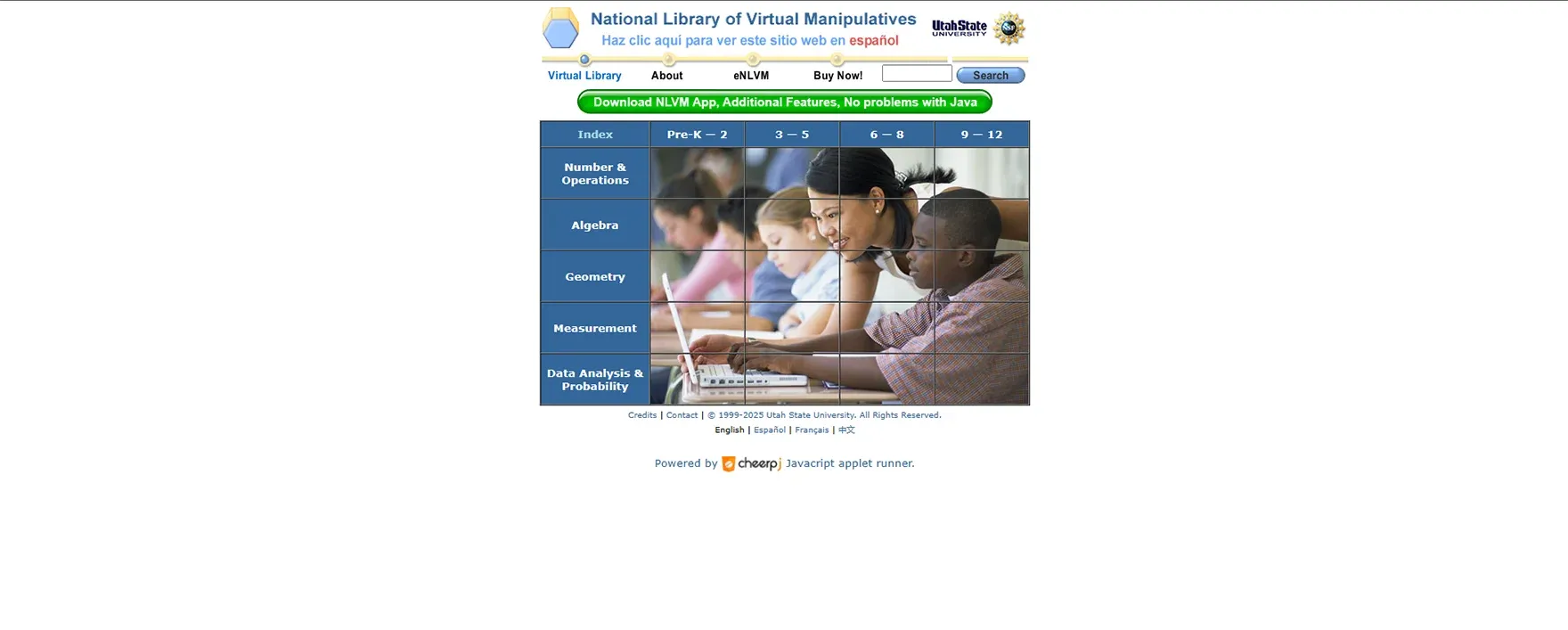 National Library of Virtual Manipulatives