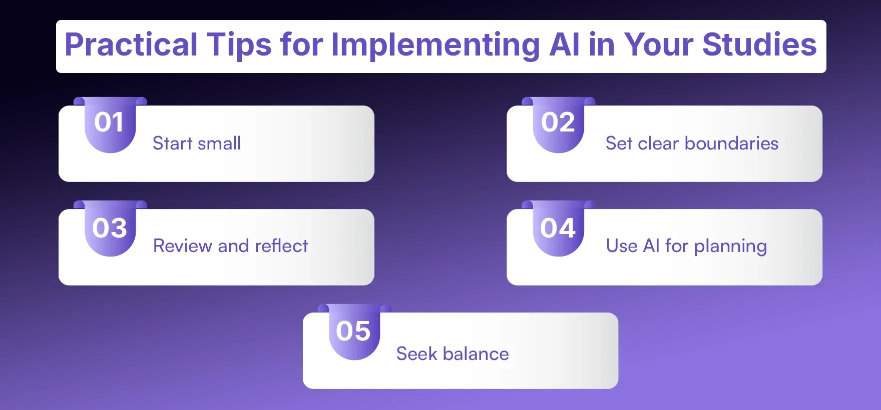 Practical Tips for Implementing AI in Your Studies