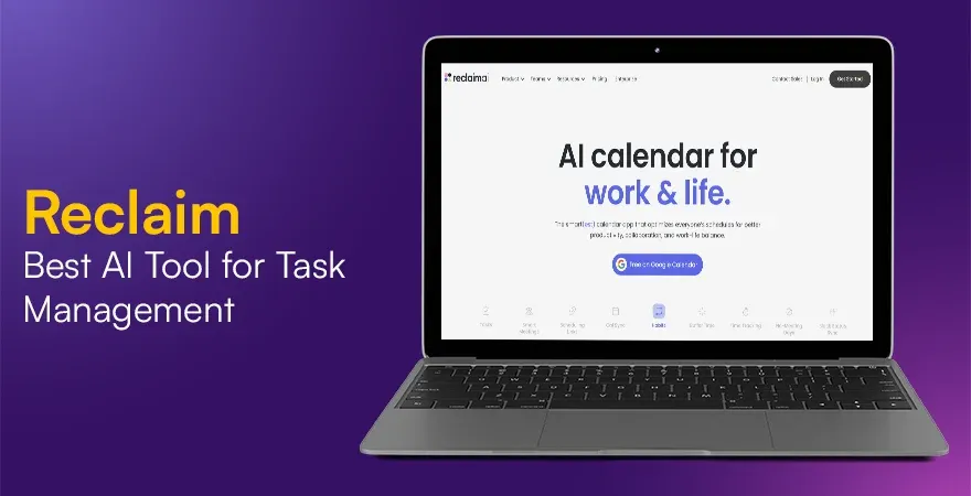 Reclaim – Best AI Tool for Task Management