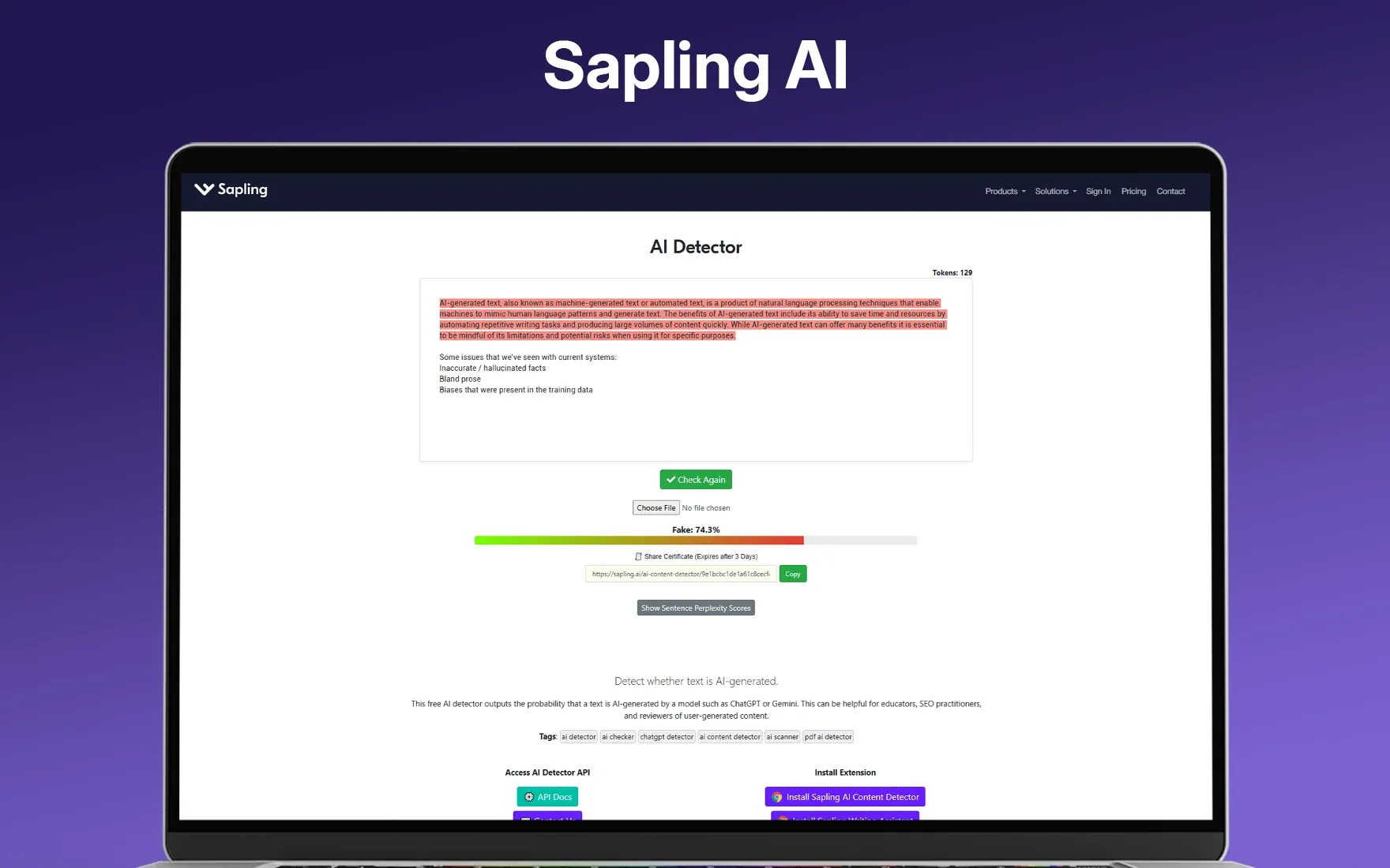 Sapling ai