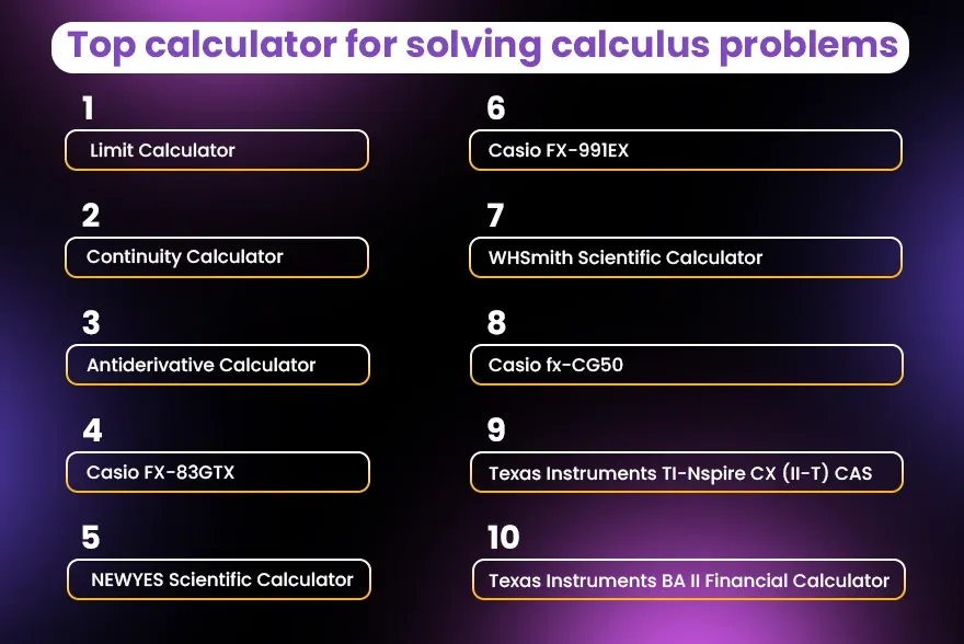 Top calculator for solving calculus problems