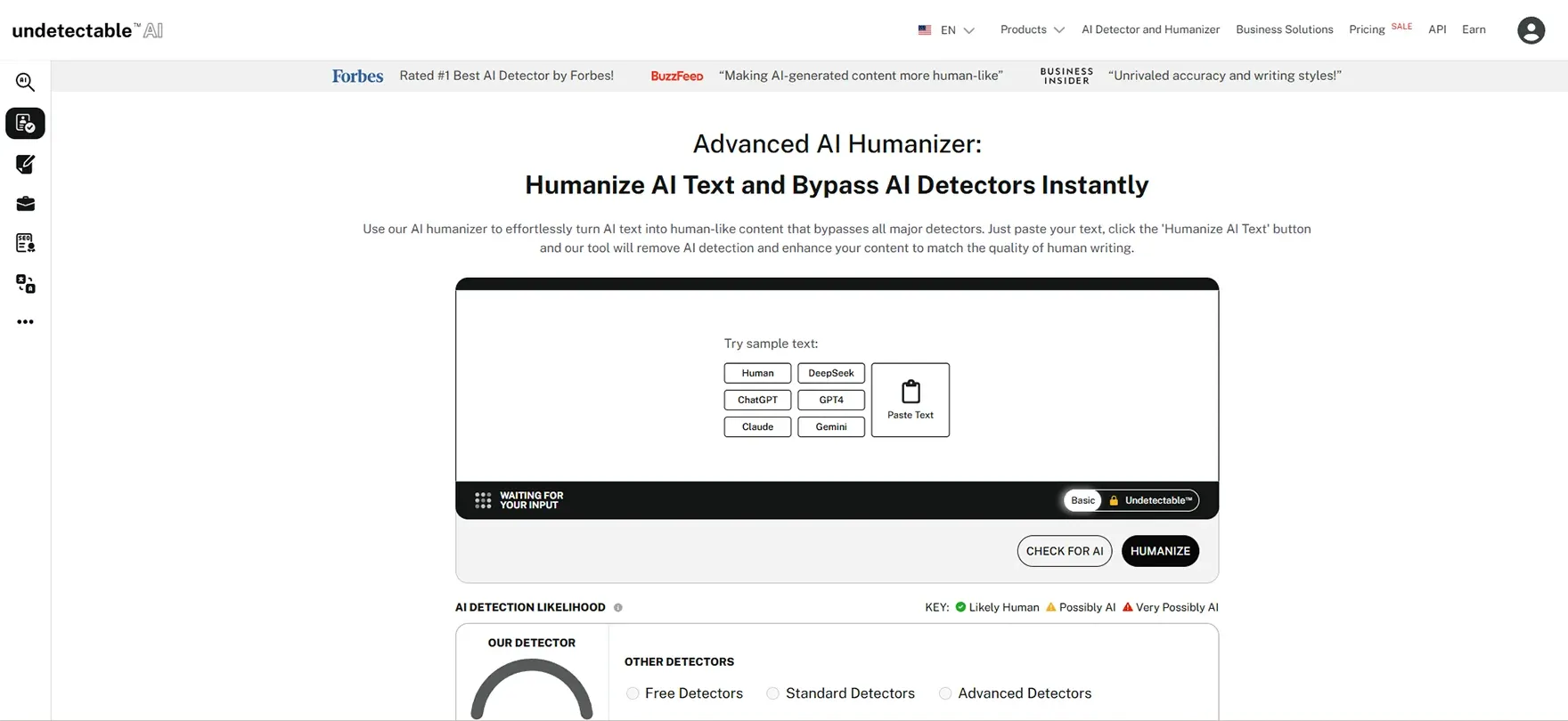 Undetectable AI