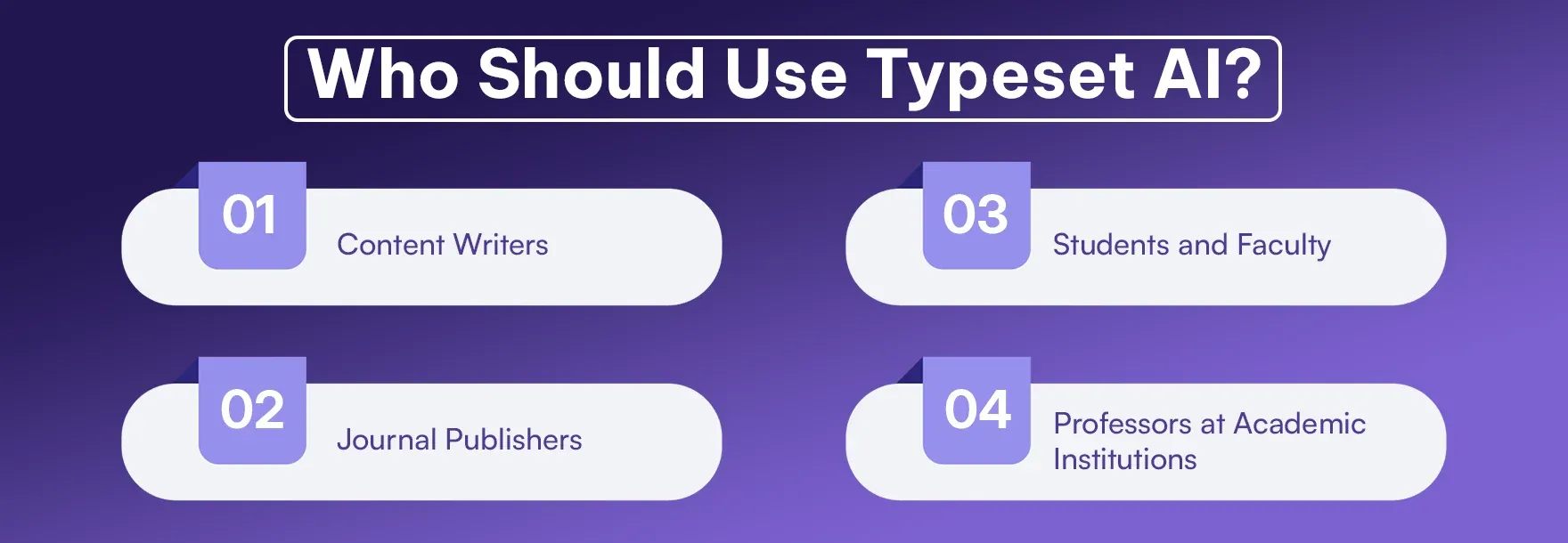 Who Should Use Typeset AI.