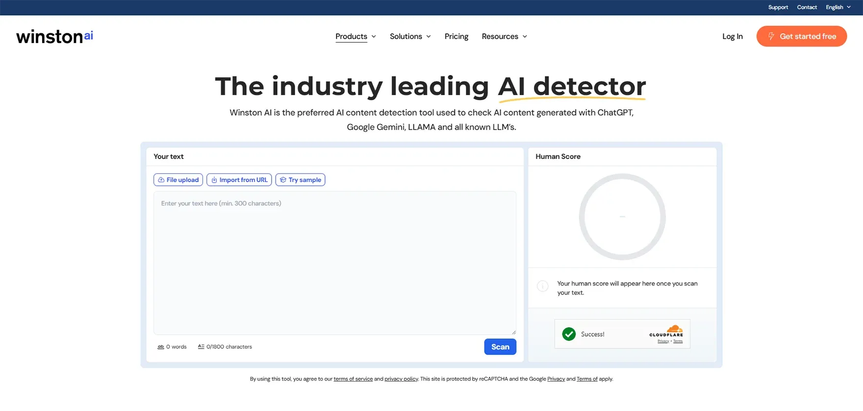 Winston AI Detector