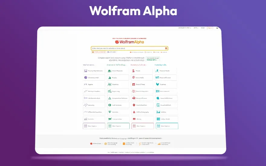 Wolfram Alpha