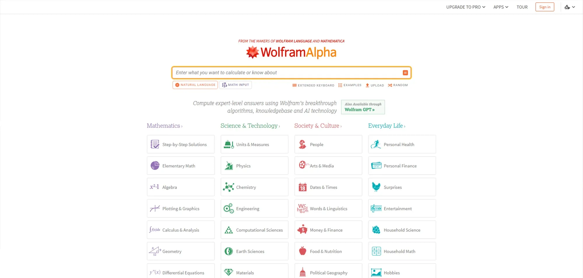 Wolfram Alpha