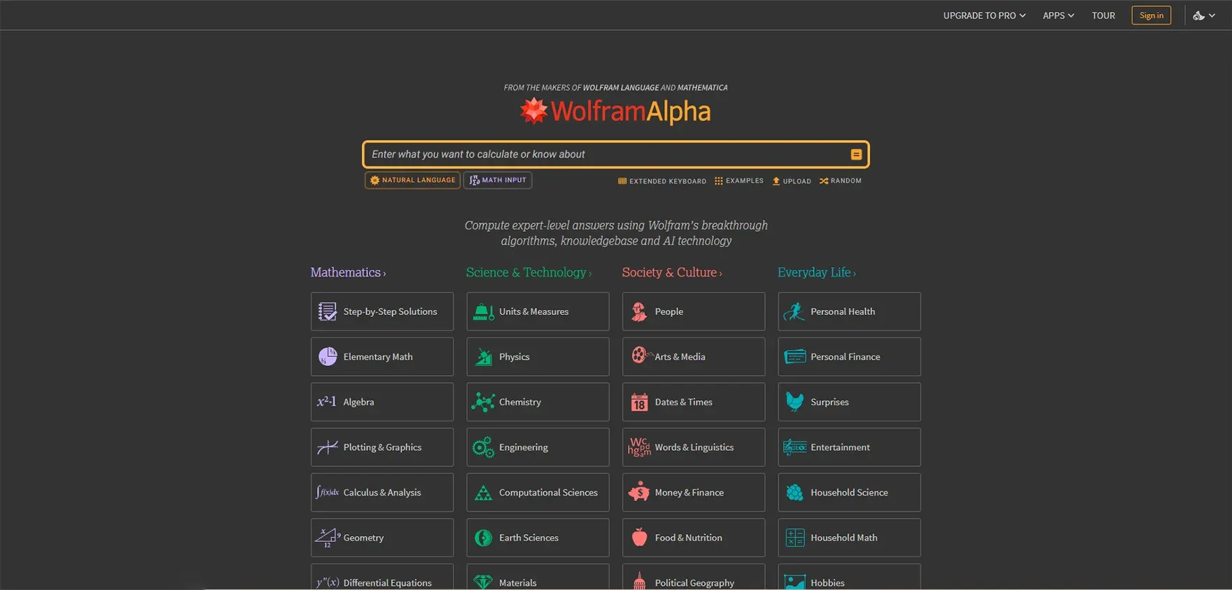 Wolfram Alpha