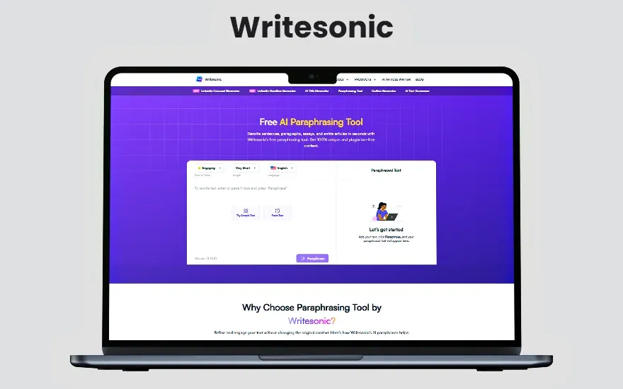 Writesonic 